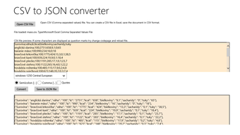 Imagen 0 para CSV to JSON Converter for…