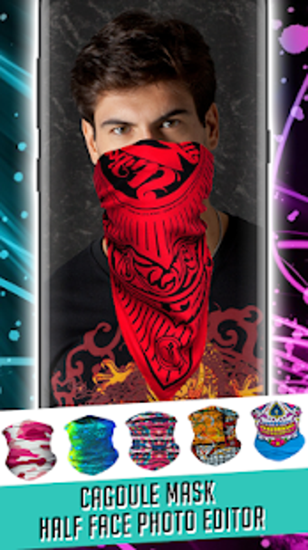 Imagen 2 para Cagoule Mask Half Face Ph…