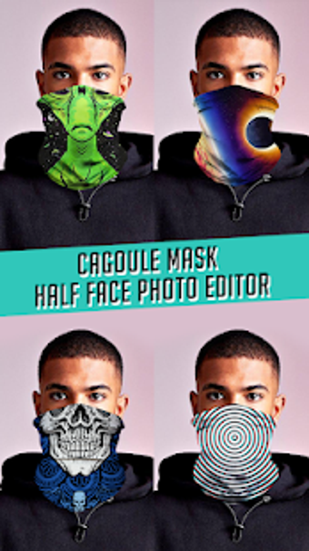 Imagen 3 para Cagoule Mask Half Face Ph…