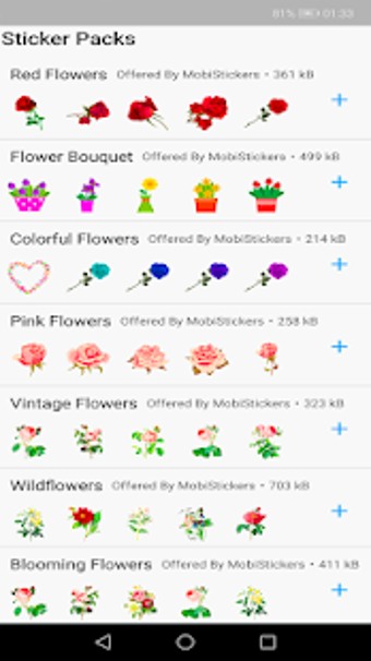 Image 3 for WAStickerApps Flowers