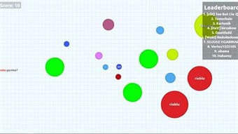 Imagen 1 para Bubble.io - Agario for Wi…