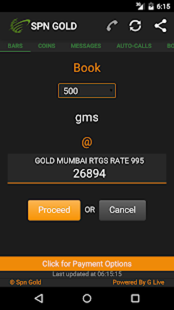 Imagen 0 para Spn Gold - Live Gold Rate…