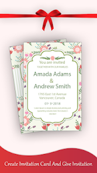 Image 3 for Wedding Invitation Card M…