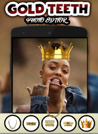 Imagen 3 para Gold Teeth Photo Editor