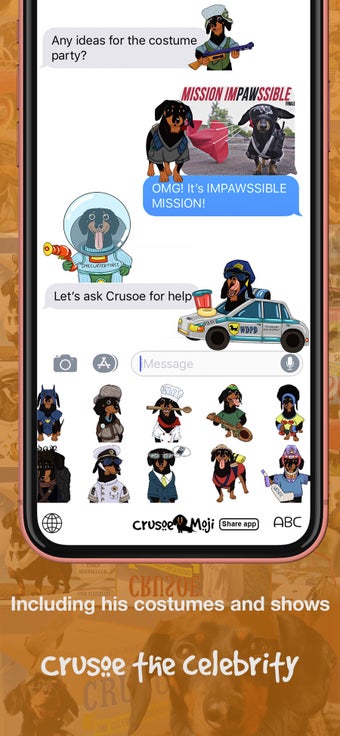 Image 2 for CrusoeMoji - Dachshund st…