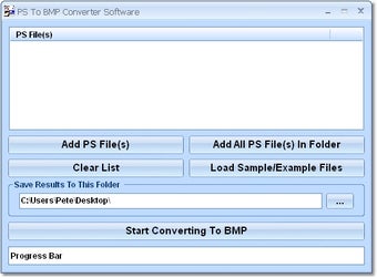 Imagen 0 para PS To BMP Converter Softw…
