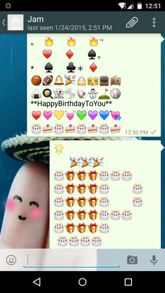 Imagen 0 para Birthday Art -Emoji Keybo…
