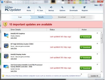 Imagen 3 para RadarSync PC Updater 2012