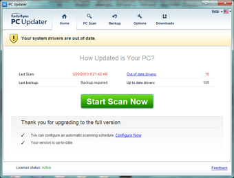 Imagen 2 para RadarSync PC Updater 2012