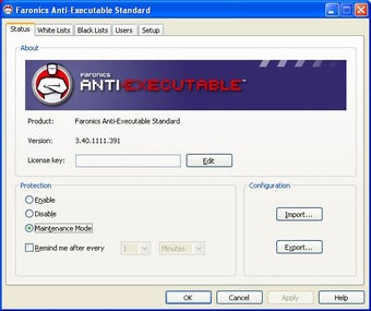 Image 0 for Faronics Anti-Executable …