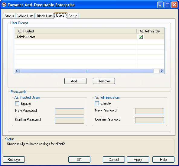Image 1 for Faronics Anti-Executable …