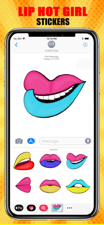 Image 3 for Hot Girl Lips Sticker