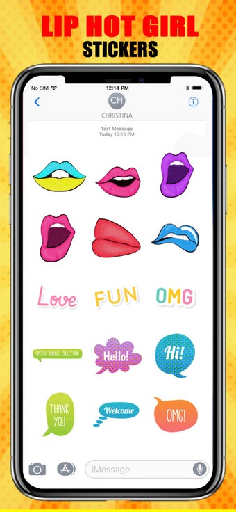 Image 0 for Hot Girl Lips Sticker