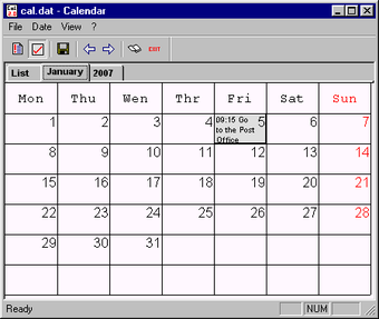 Image 0 for Calendar