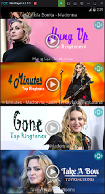 Imagen 2 para Madonna Top Ringtones