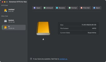 Image 0 for Donemax NTFS for Mac