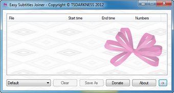 Image 0 for Easy Subtitles Joiner