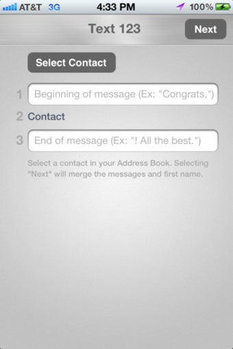 Image 0 for Text 123 FREE