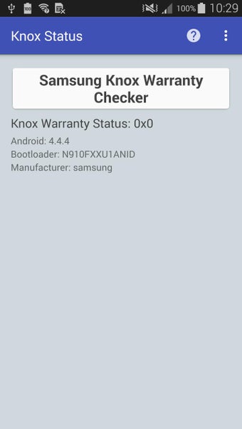 Image 1 for KNOX Status Samsung