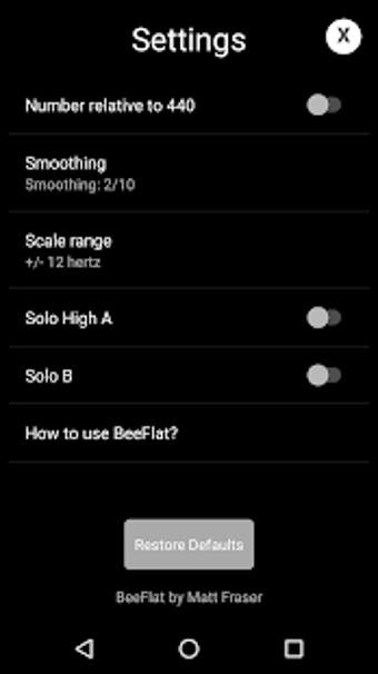 Image 1 for BeeFlat Bagpipe Tuner