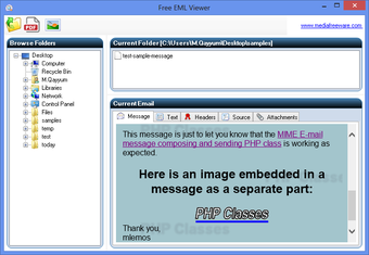 Image 0 for Free EML Viewer