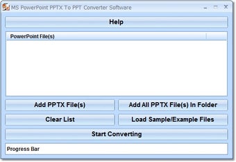 Image 0 for MS PowerPoint PPTX To PPT…