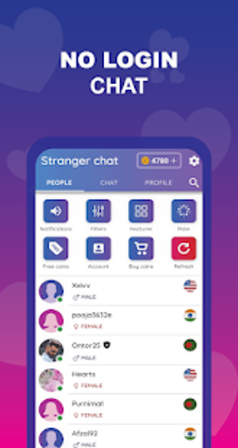 Image 2 for Stranger chat app no logi…