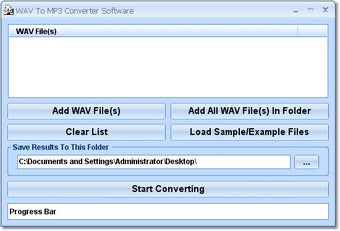 Imagen 0 para WAV To MP3 Converter Soft…