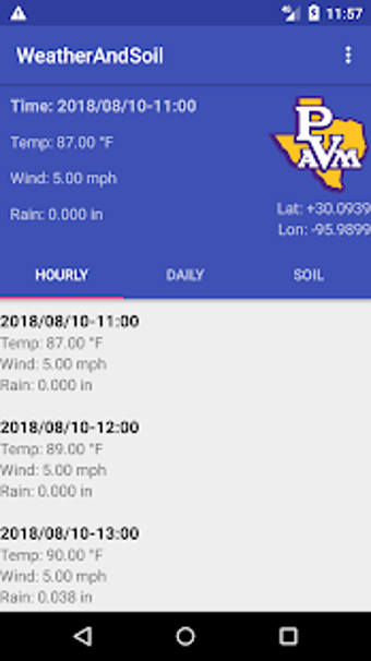 Imagen 2 para WeatherAndSoil App