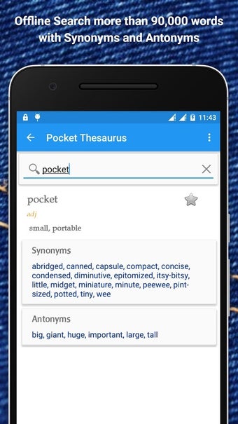 Image 1 for Pocket Thesaurus
