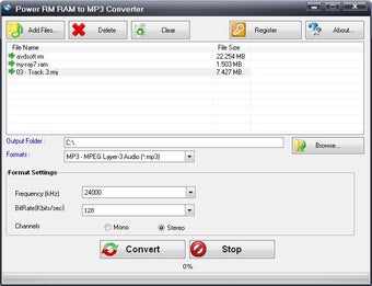 Imagen 0 para Power RM RAM to MP3 Conve…
