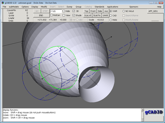 Image 0 for gCAD3D