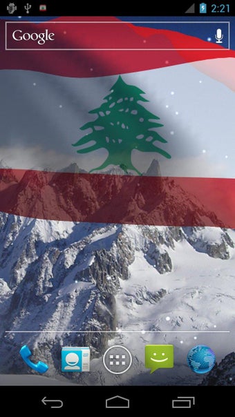 Imagen 1 para 3D Lebanon Flag LWP
