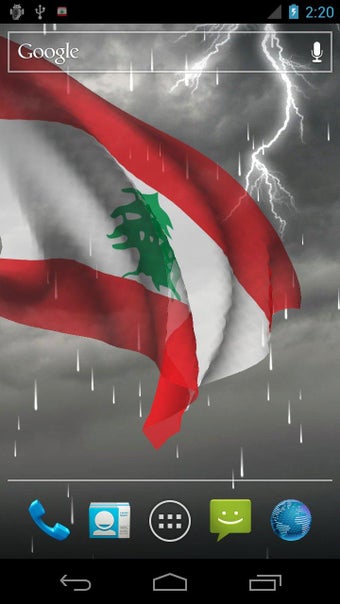 Imagen 0 para 3D Lebanon Flag LWP