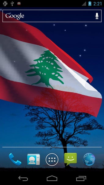Imagen 2 para 3D Lebanon Flag LWP