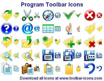 Image 0 for Program Toolbar Icon Set