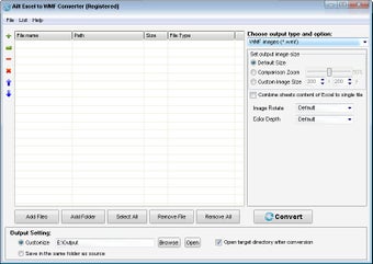 Image 0 for Ailt Excel to WMF Convert…