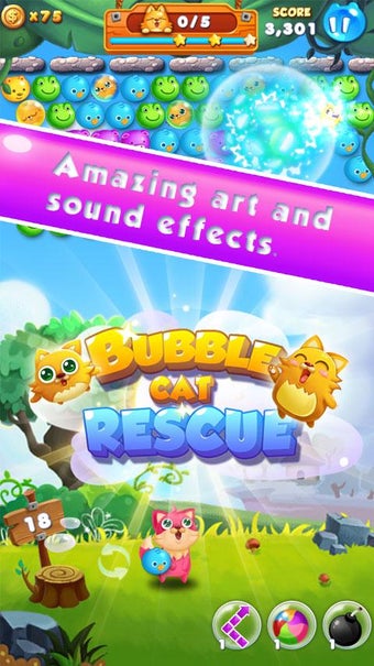 Image 0 for Bubble Cat Rescue