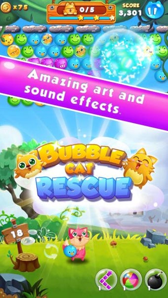 Imagen 1 para Bubble Cat Rescue