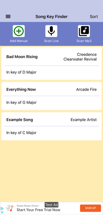 Image 3 for Song Key Finder