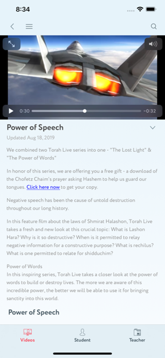 Image 0 for Torah Live - Torah Videos