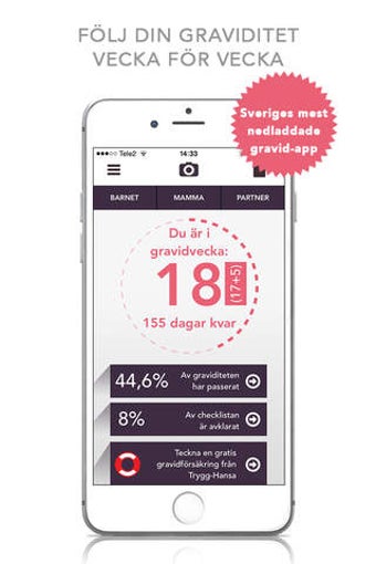 Image 0 for Gravidkalender & BabyApp