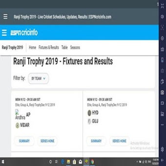 Image 0 for RANJI TROPHY CRICKET 2019…