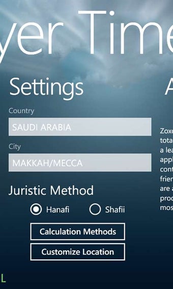 Imagen 2 para Prayer Time for Windows 1…
