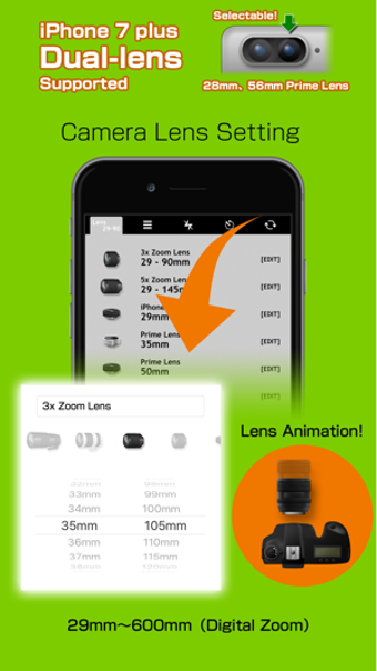 Image 2 for DSLR Lens Kit RAW & Dual-…