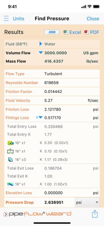 Image 3 for Pipe Flow Wizard - Calcul…