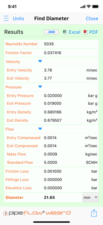 Image 2 for Pipe Flow Wizard - Calcul…