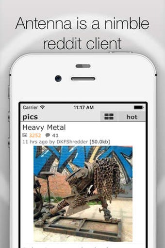 Image 0 for Antenna client for reddit