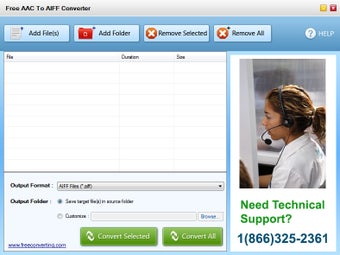 Image 0 for Free AAC to AIFF Converte…