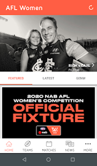 Image 1 for AFLW Official App